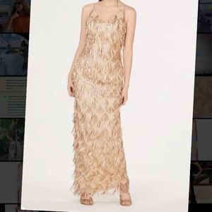 Teeze Me Gold Bridesmaid/ Prom Dress Gatsby Gold